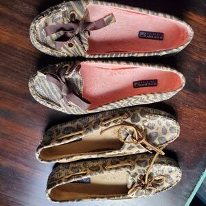 2 for the price of One! Sperry Topsider yacht rock classic boat slippers  8 ½